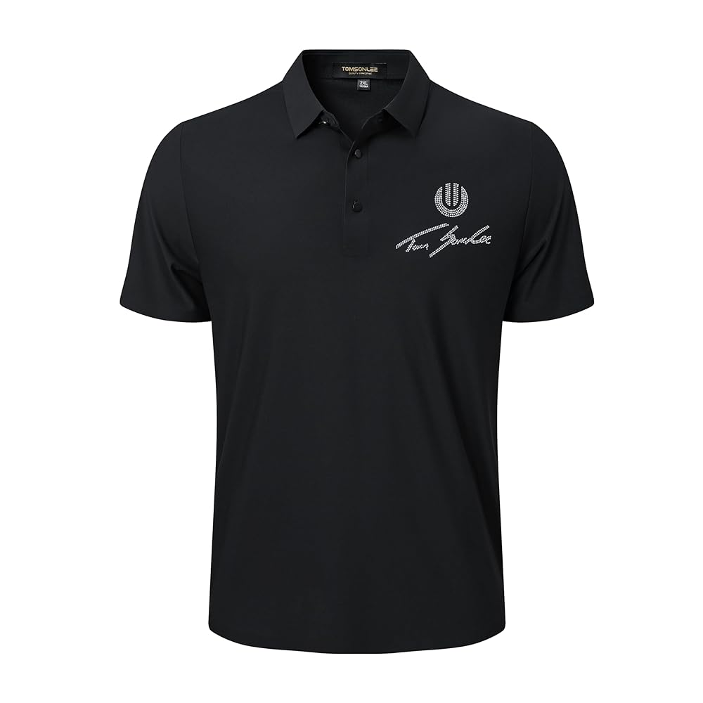 TOMSONLEE Men's Premium Cotton Short Sleeve Polo T-Shirt